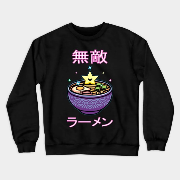 Invincible Ramen Noodles Crewneck Sweatshirt by mrbitdot